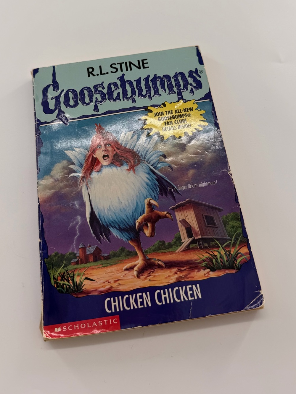 True 1st Printing Goosebumps #53 Chicken Chicken R.L. Stine 1997 Paperback FAIR
